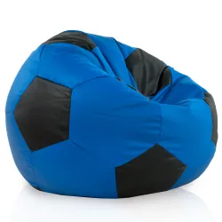 Fotoliu Puf Minge Fotbal XXL din - Piele Ecologică – vedere 5