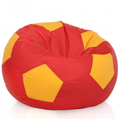 Manchester fotoliu puf minge fotbal piele ecologica