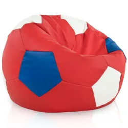 Fotoliu Puf Minge Fotbal XXL din - Piele Ecologică – vedere 17