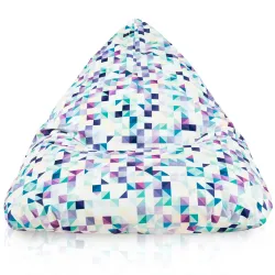 Fotoliu Puf relaxare de podea XL Bermuda - Material Imprimeu Premium – vedere 23
