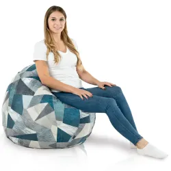 Puf Pernă Rotund de Podea - Outdoor Pro exterior Impermeabil – vedere 4