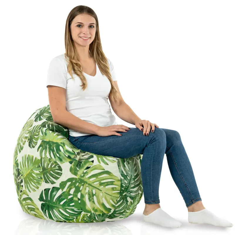 Puf Pernă Rotund de Podea - Outdoor Pro exterior Impermeabil – vedere 4