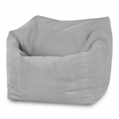 Gri deschis fotoliu bean bag amalfi velvet