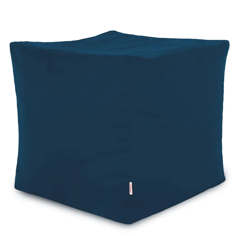 Puf Cub Pătrat - Catifea Soft – vedere 5