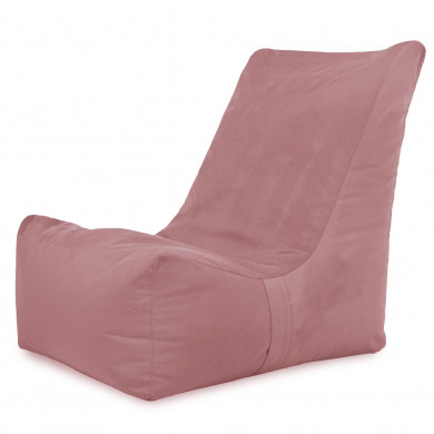 Roz pudrat fotoliu bean bag distinto velvet