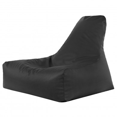 Negru fotoliu bean bag bali piele ecologica