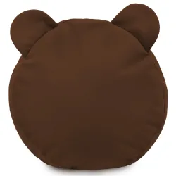 Puf Taburet Suport Picioare Rotund pentru copii Teddy - Catifea Soft