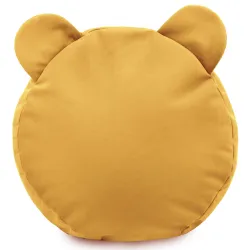 Puf Taburet Suport Picioare Rotund pentru copii Teddy - Catifea Soft