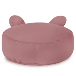Puf Taburet Suport Picioare Rotund pentru copii Teddy - Catifea Soft – vedere 20