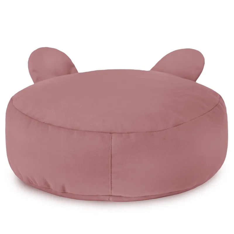 Puf Taburet Suport Picioare Rotund pentru copii Teddy - Catifea Soft – vedere 20