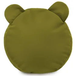 Puf Taburet Suport Picioare Rotund pentru copii Teddy - Catifea Soft