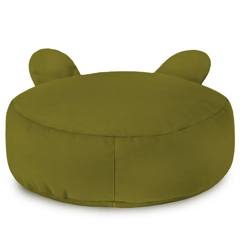 Puf Taburet Suport Picioare Rotund pentru copii Teddy - Catifea Soft – vedere 23
