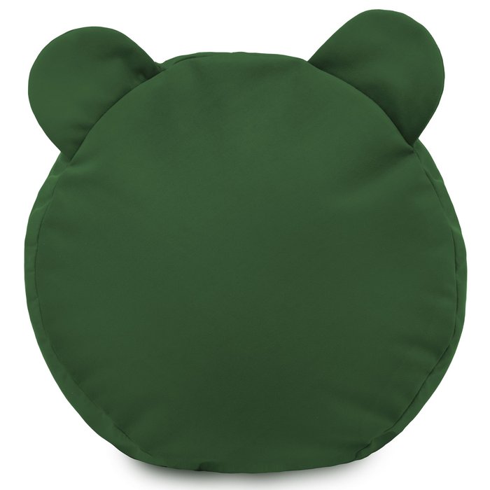 Verde inchis taburet teddy velvet