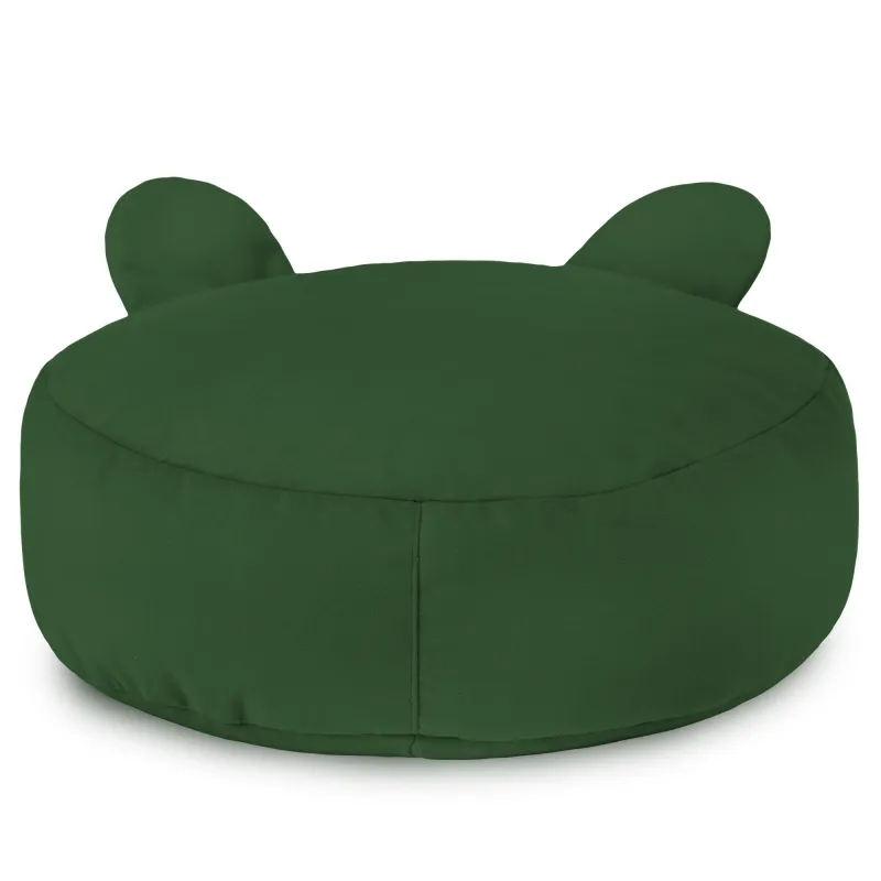 Puf Taburet Suport Picioare Rotund pentru copii Teddy - Catifea Soft – vedere 24