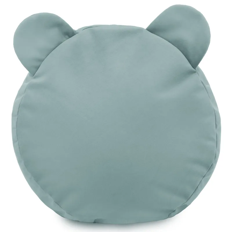 Puf Taburet Suport Picioare Rotund pentru copii Teddy - Catifea Soft – vedere 9