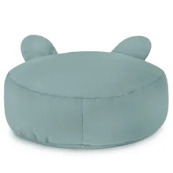 Puf Taburet Suport Picioare Rotund pentru copii Teddy - Catifea Soft – vedere 25