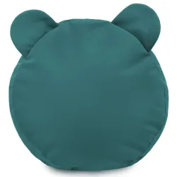 Puf Taburet Suport Picioare Rotund pentru copii Teddy - Catifea Soft