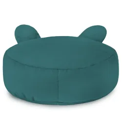 Puf Taburet Suport Picioare Rotund pentru copii Teddy - Catifea Soft – vedere 26