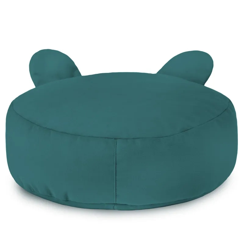 Puf Taburet Suport Picioare Rotund pentru copii Teddy - Catifea Soft – vedere 26