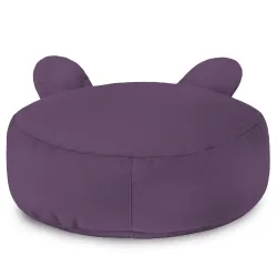 Puf Taburet Suport Picioare Rotund pentru copii Teddy - Catifea Soft – vedere 27