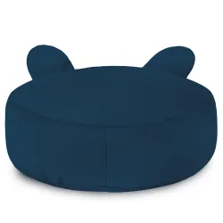 Puf Taburet Suport Picioare Rotund pentru copii Teddy - Catifea Soft – vedere 28
