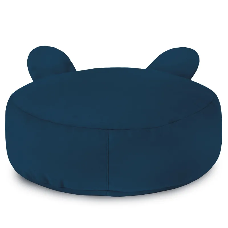 Puf Taburet Suport Picioare Rotund pentru copii Teddy - Catifea Soft – vedere 28