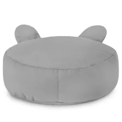 Puf Taburet Suport Picioare Rotund pentru copii Teddy - Catifea Soft – vedere 29