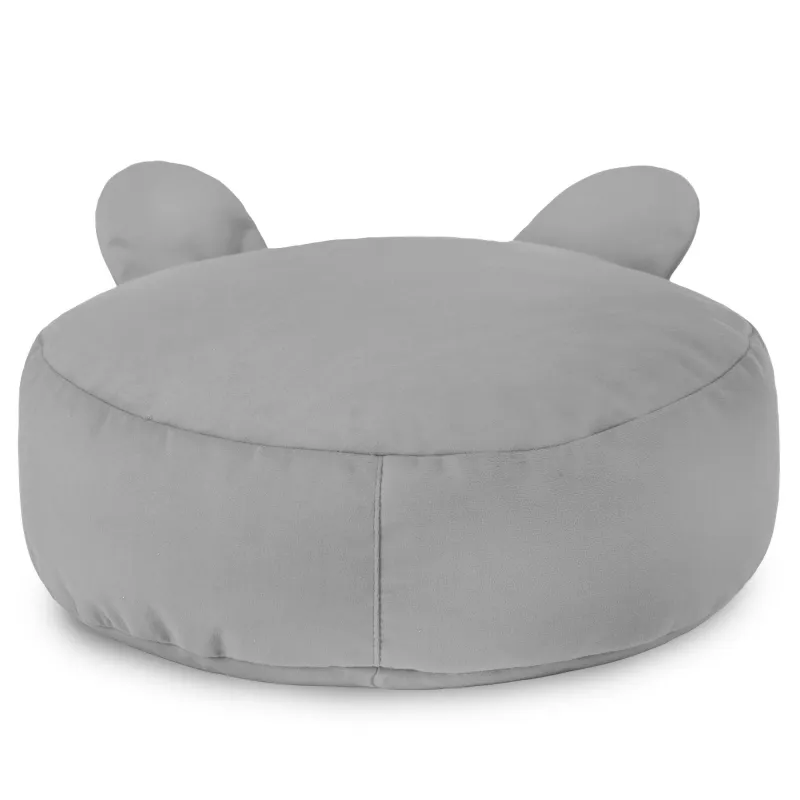 Puf Taburet Suport Picioare Rotund pentru copii Teddy - Catifea Soft – vedere 29