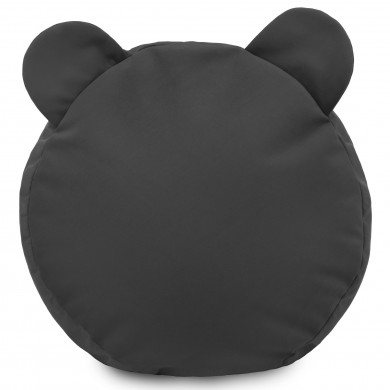 Gri taburet teddy velvet