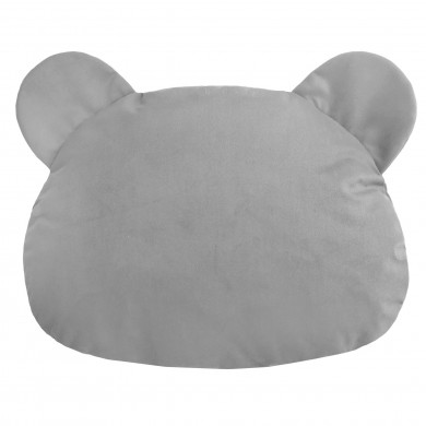Gri deschis pernă teddy velvet