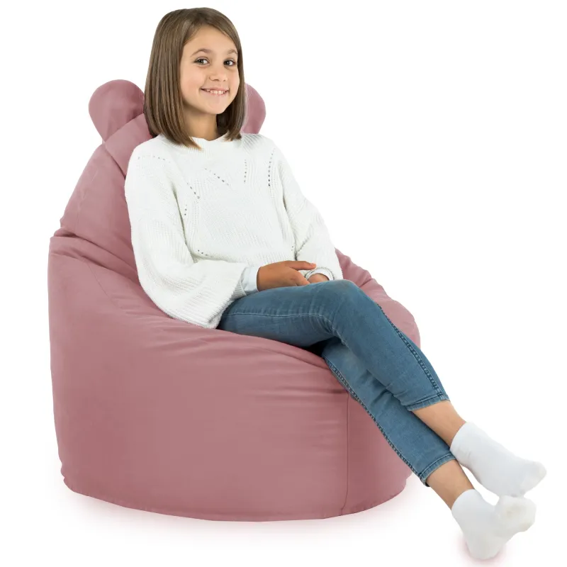 Fotoliu Puf pentru copii Teddy - Catifea Soft – vedere 35
