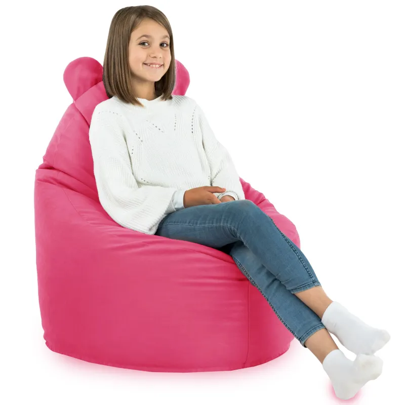 Fotoliu Puf pentru copii Teddy - Catifea Soft – vedere 36