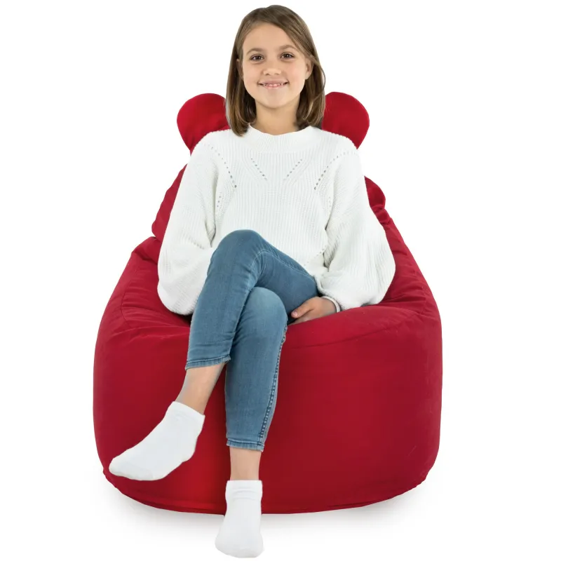 Fotoliu Puf pentru copii Teddy - Catifea Soft – vedere 53