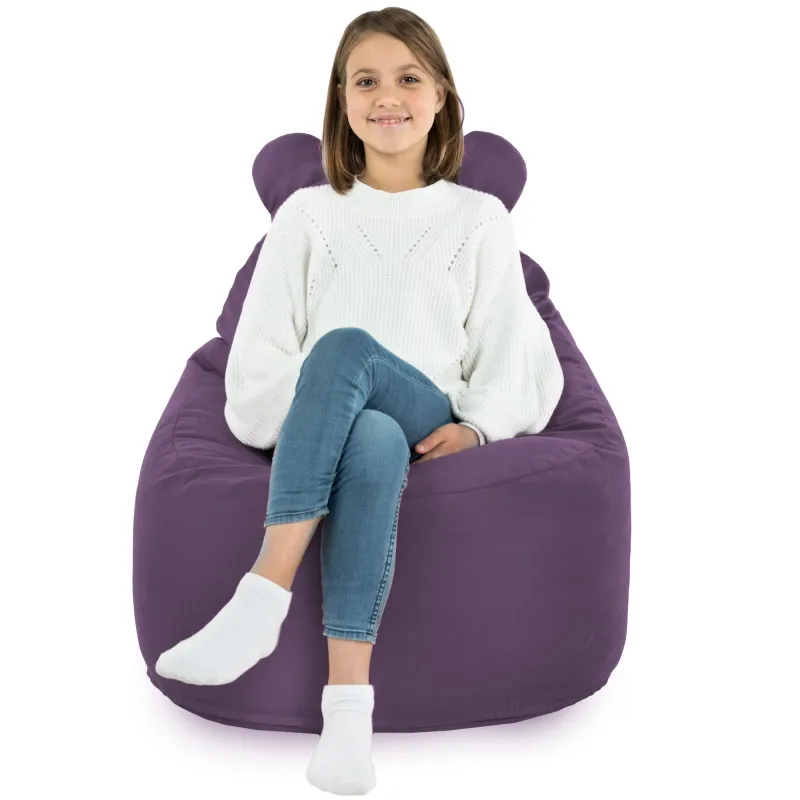 Fotoliu Puf pentru copii Teddy - Catifea Soft – vedere 59