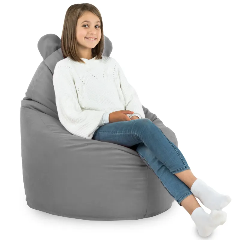 Fotoliu Puf pentru copii Teddy - Catifea Soft – vedere 45