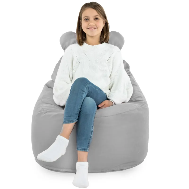 Fotoliu Puf pentru copii Teddy - Catifea Soft – vedere 60