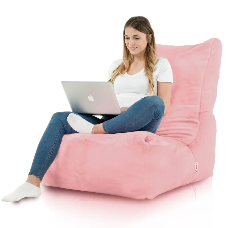 Fotoliu Puf Relax XXL pentru Adulți Disinto - Blană Artificială Yeti – vedere 8