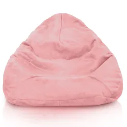 Fotoliu Puf tip Pară XXL Drop - Blană Artificială Yeti – vedere 9
