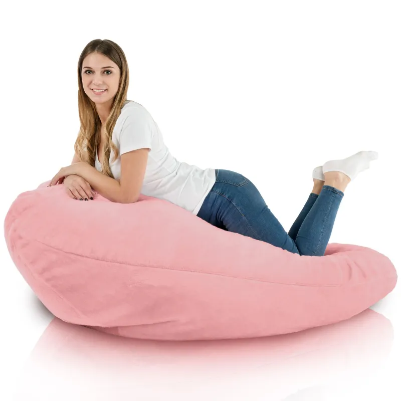 Fotoliu Puf tip Pară XXL Drop - Blană Artificială Yeti – vedere 12