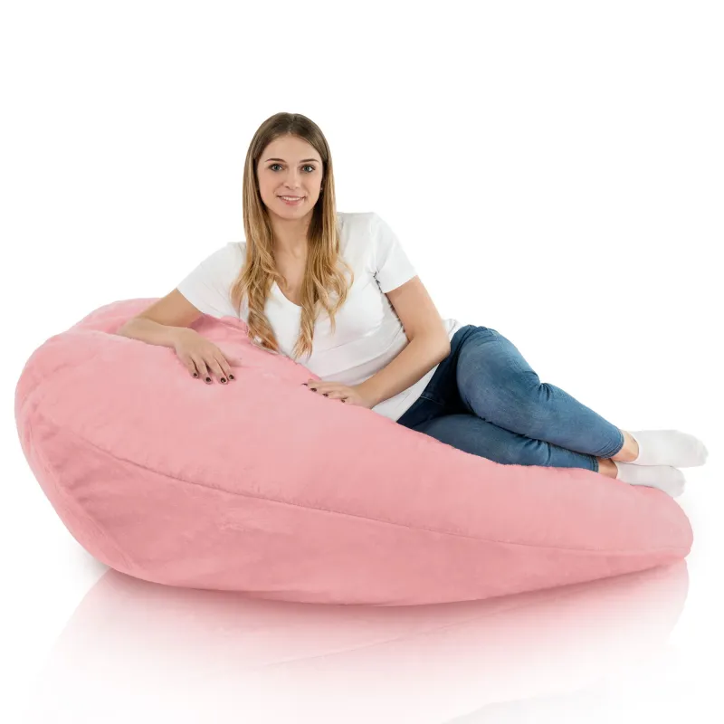 Fotoliu Puf tip Pară XXL Drop - Blană Artificială Yeti – vedere 13