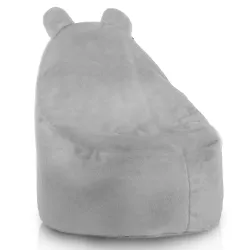 Fotoliu Puf pentru copii Teddy - Blană Artificială Yeti