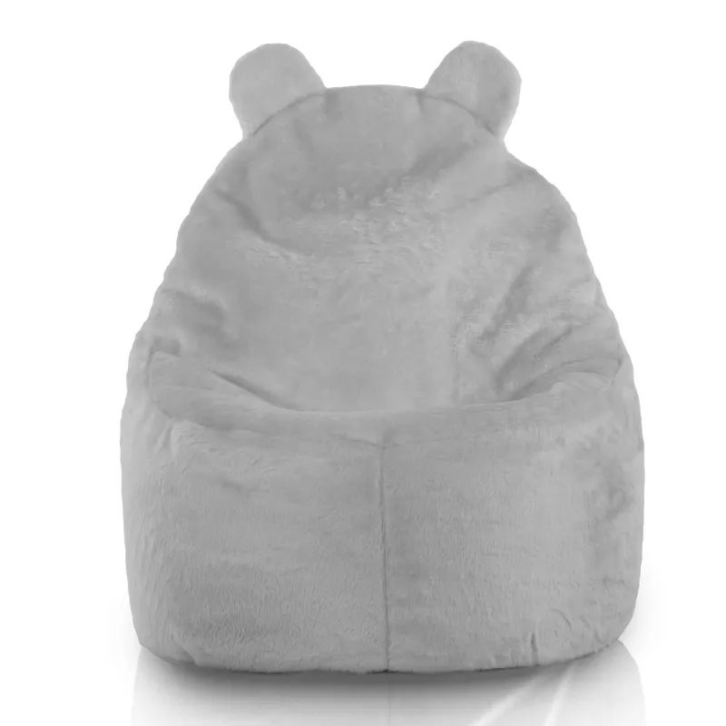 Fotoliu Puf pentru copii Teddy - Blană Artificială Yeti – vedere 2