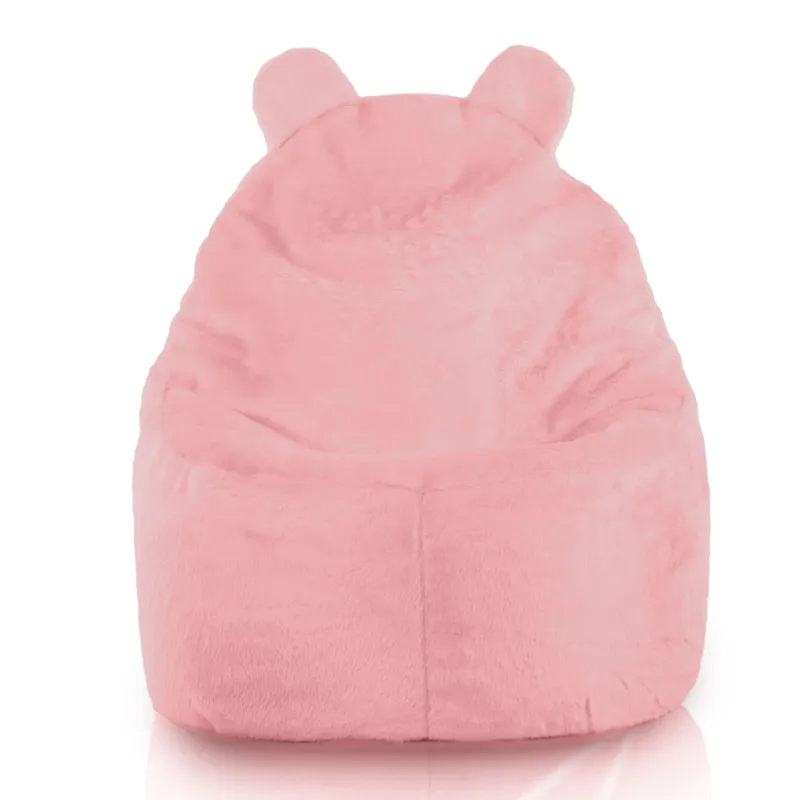 Fotoliu Puf pentru copii Teddy - Blană Artificială Yeti – vedere 2