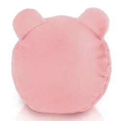 Puf Taburet Suport Picioare Rotund pentru copii Teddy - Blană Artificială Yeti