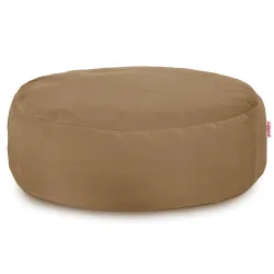 Puf Taburet Suport Picioare Rotund - Catifea Soft