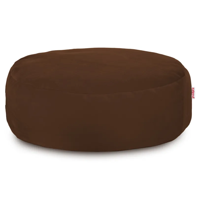 Puf Taburet Suport Picioare Rotund - Catifea Soft