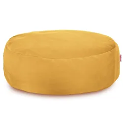 Puf Taburet Suport Picioare Rotund - Catifea Soft