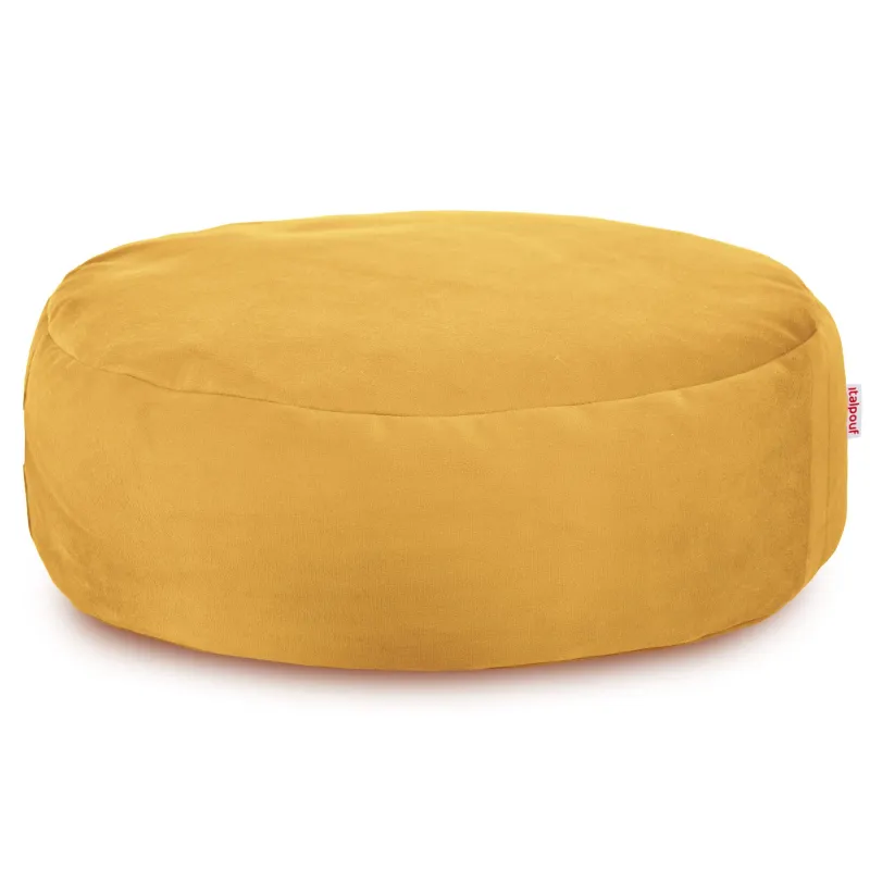 Puf Taburet Suport Picioare Rotund - Catifea Soft