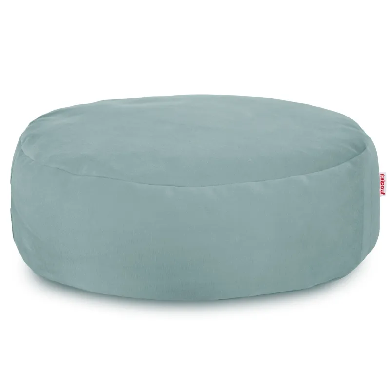 Puf Taburet Suport Picioare Rotund - Catifea Soft