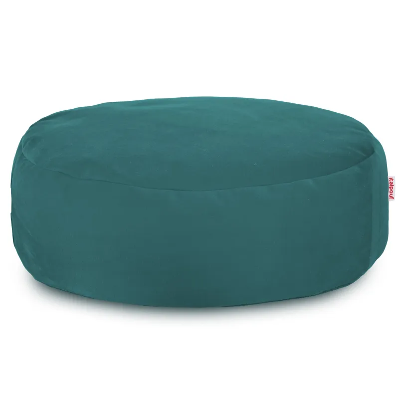 Puf Taburet Suport Picioare Rotund - Catifea Soft
